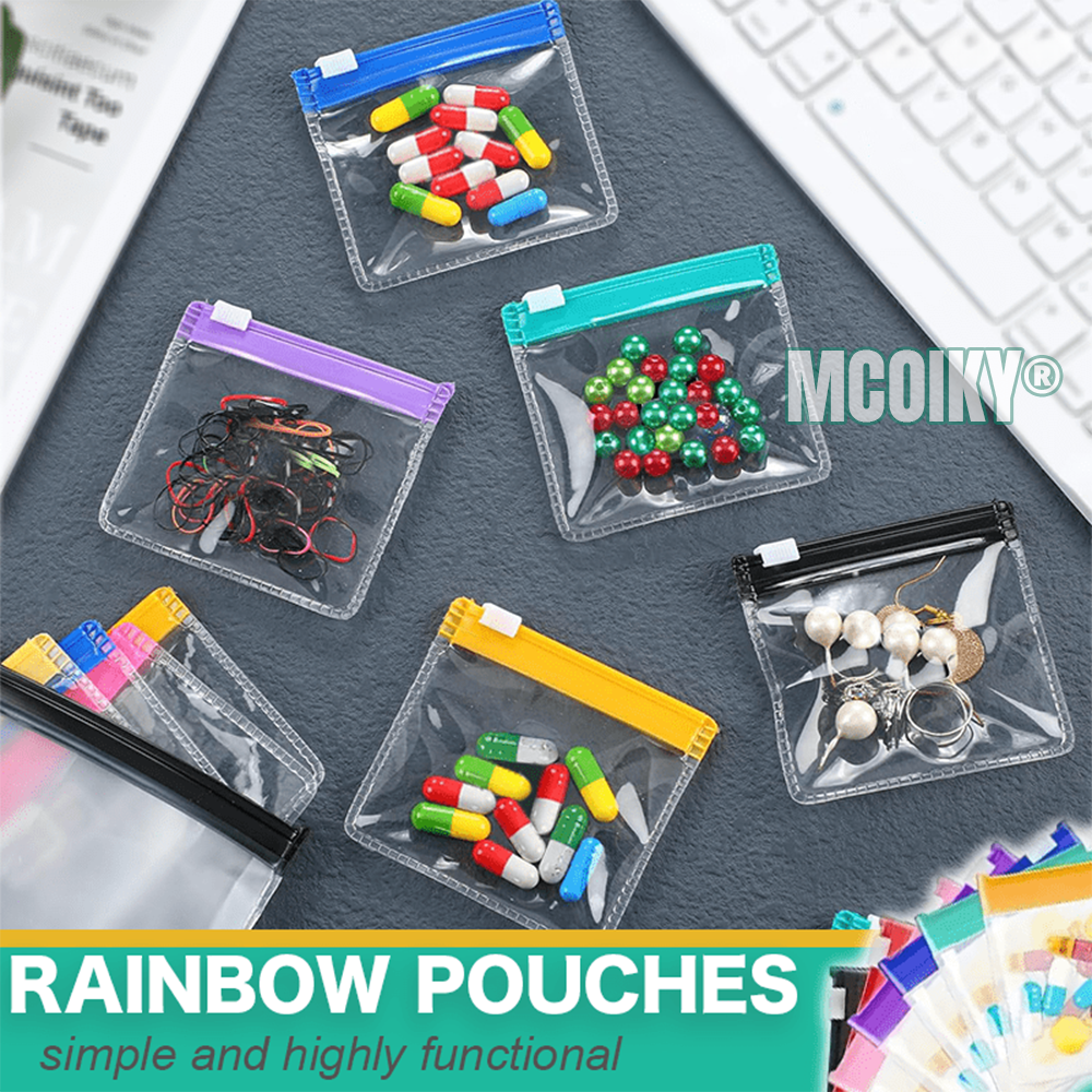 MCOIKY® Reusable Zippered Mini Pouches (SET of 7)