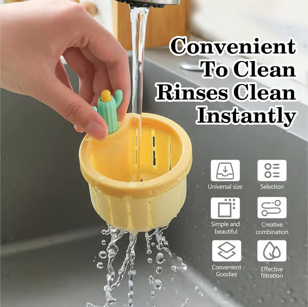 🌵2025 NEW🌵MCOIKY® Cactus Kitchen Sink Drain Strainer PRO