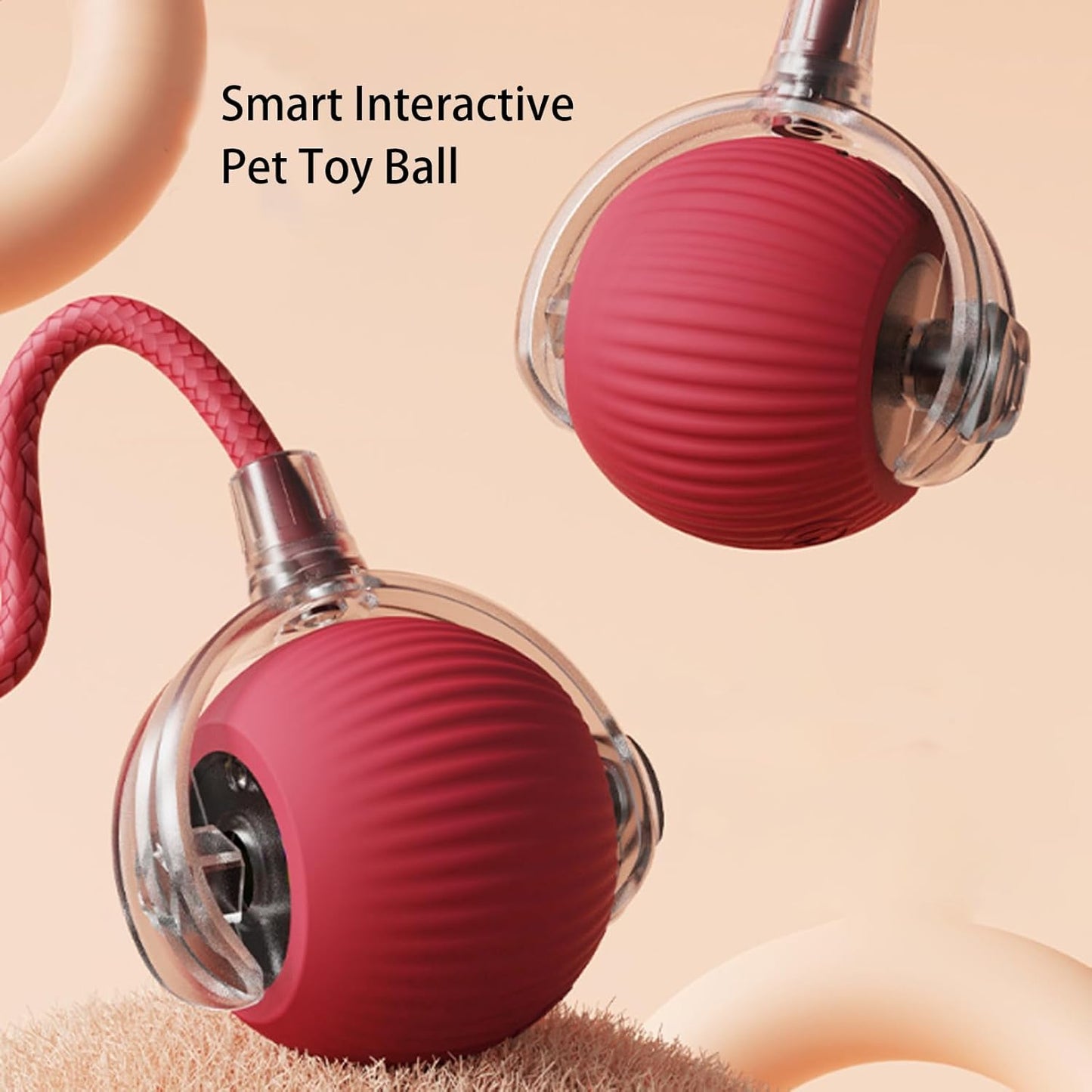 Nurbini® smart chase pet toy ball