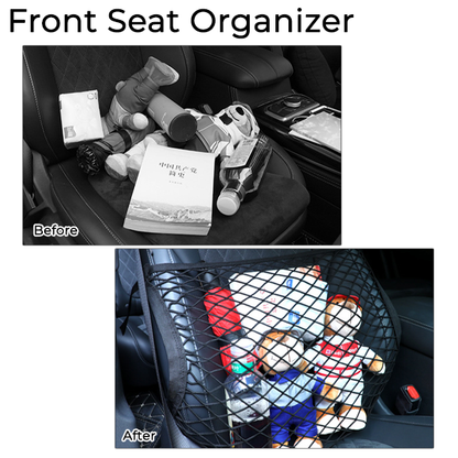 Car Front Seat Net Organizer