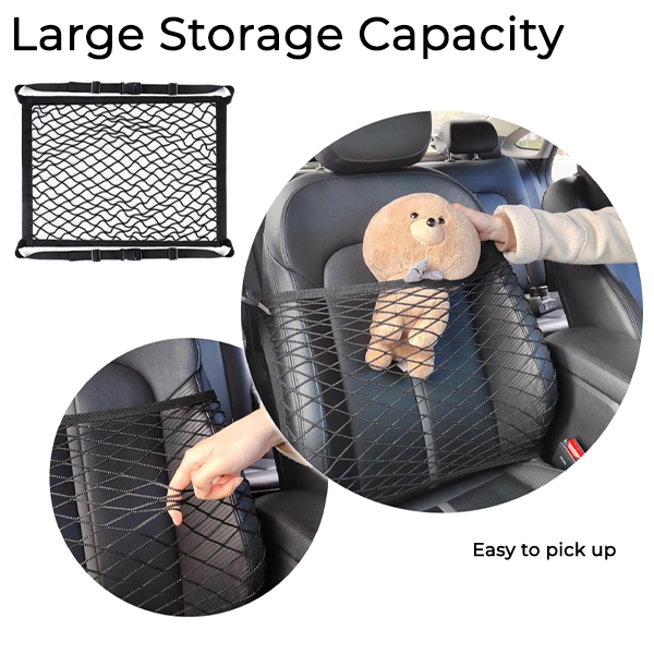 Car Front Seat Net Organizer