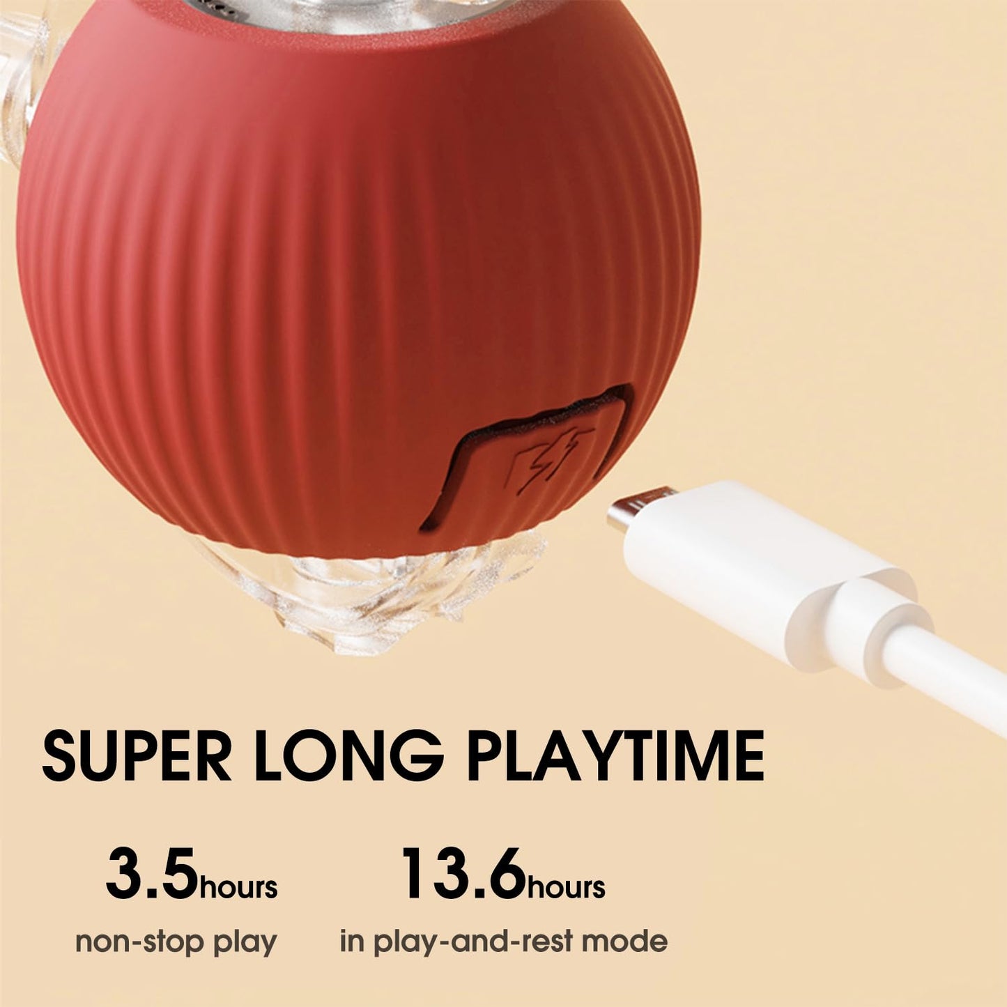 Nurbini® smart chase pet toy ball